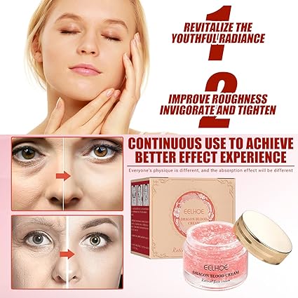 🐉 DRAGONS BLOOD 2x1 - Crema hidratante antienvejecimiento con retinol placenta de dragón💗