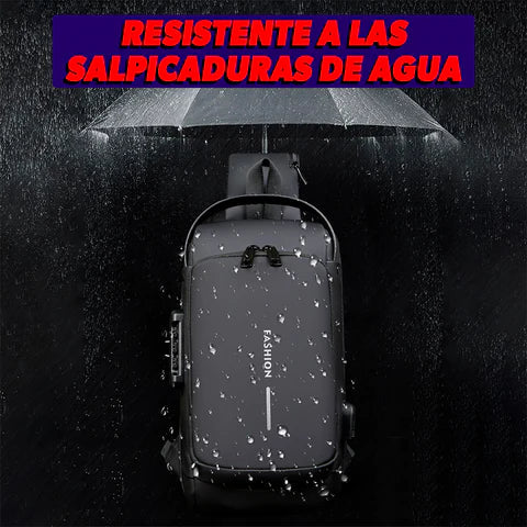 Bandolera/Shoulder Bag™ - Antirrobo Impermeable Negro🖤