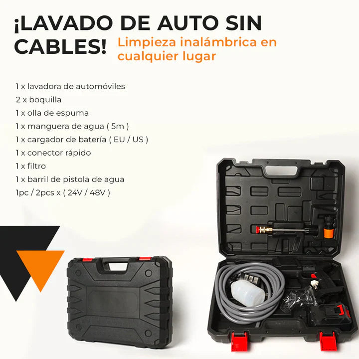 Pistola Lavadora Portátil 💦(Super Potente💪) doble bateria🔋