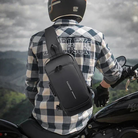 Bandolera/Shoulder Bag™ - Antirrobo Impermeable Negro🖤