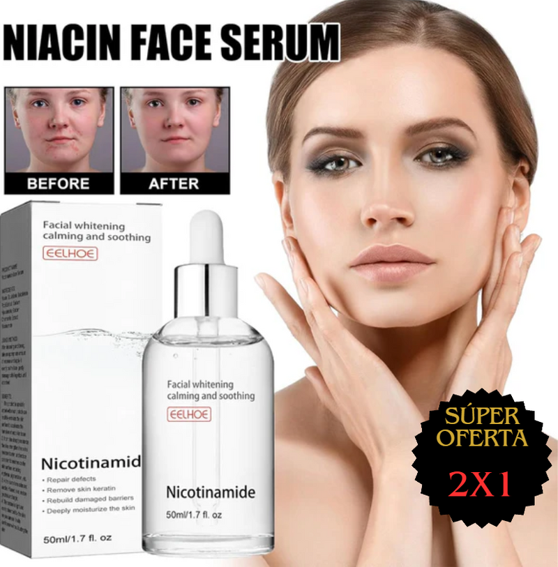 2xSerum facial con nicotinamida para cuidado de la piel💧