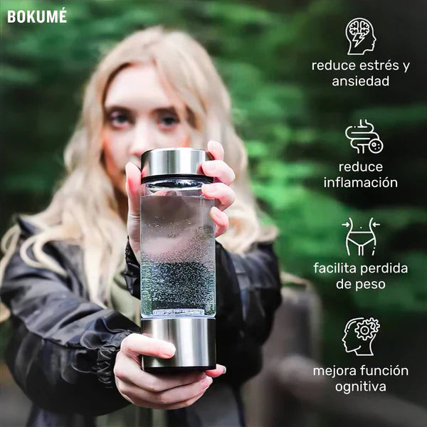 Generador portátil de agua hidrogenada