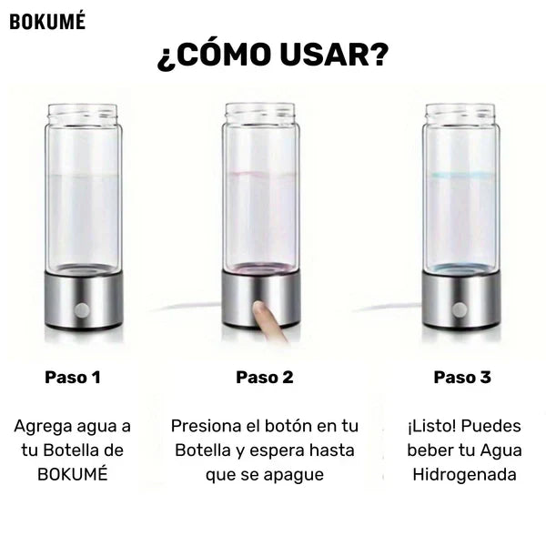 Generador portátil de agua hidrogenada